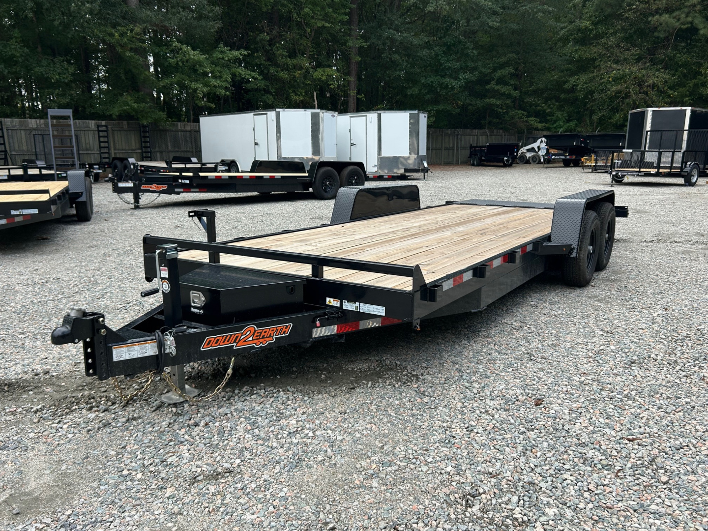 New 2026 Down 2 Earth Trailers 20ft 10K w/ Power Tilt Tilt Trailer