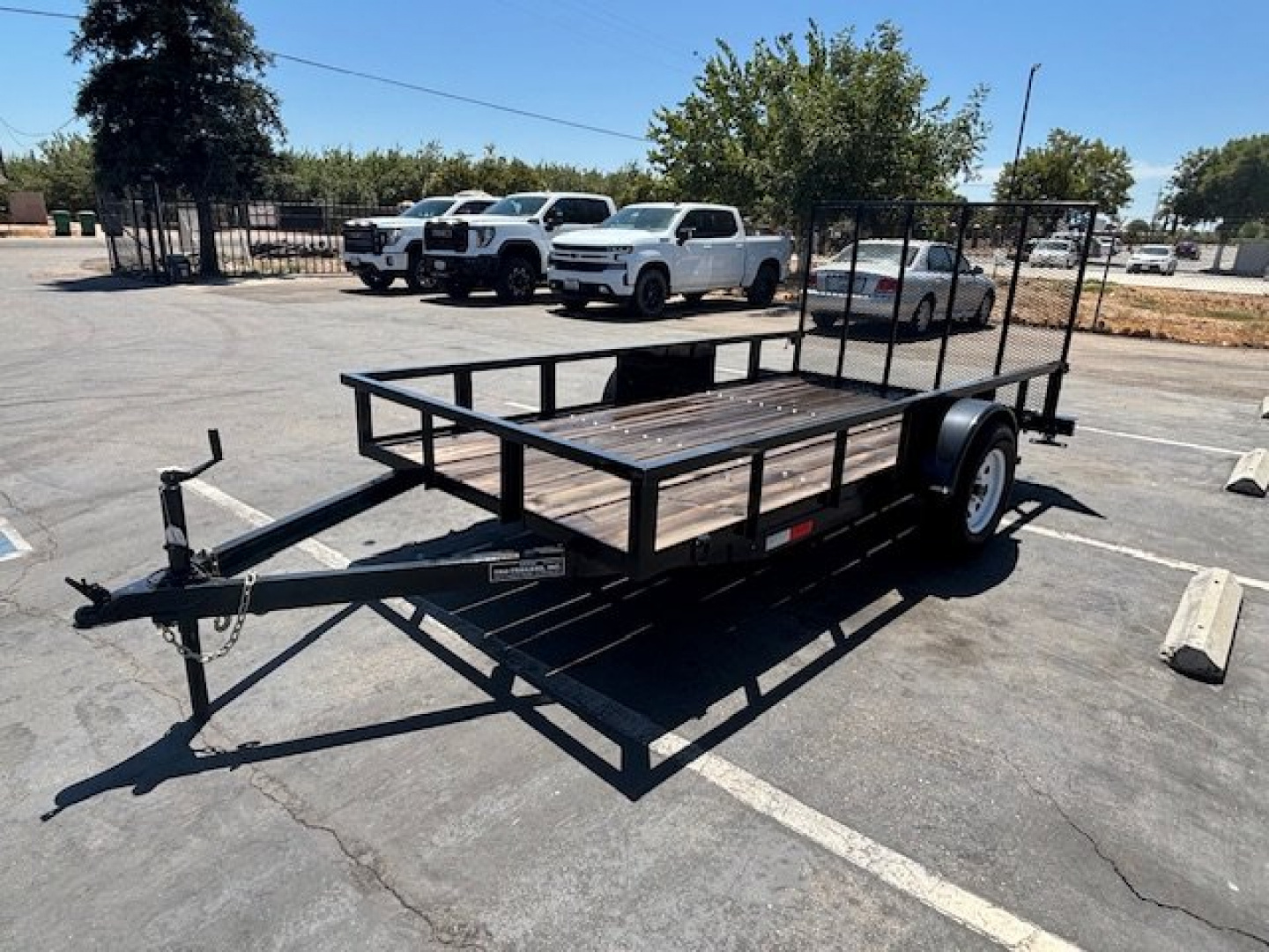New 2025 TRU Utility Trailer 6'x12' Black, White or Grey