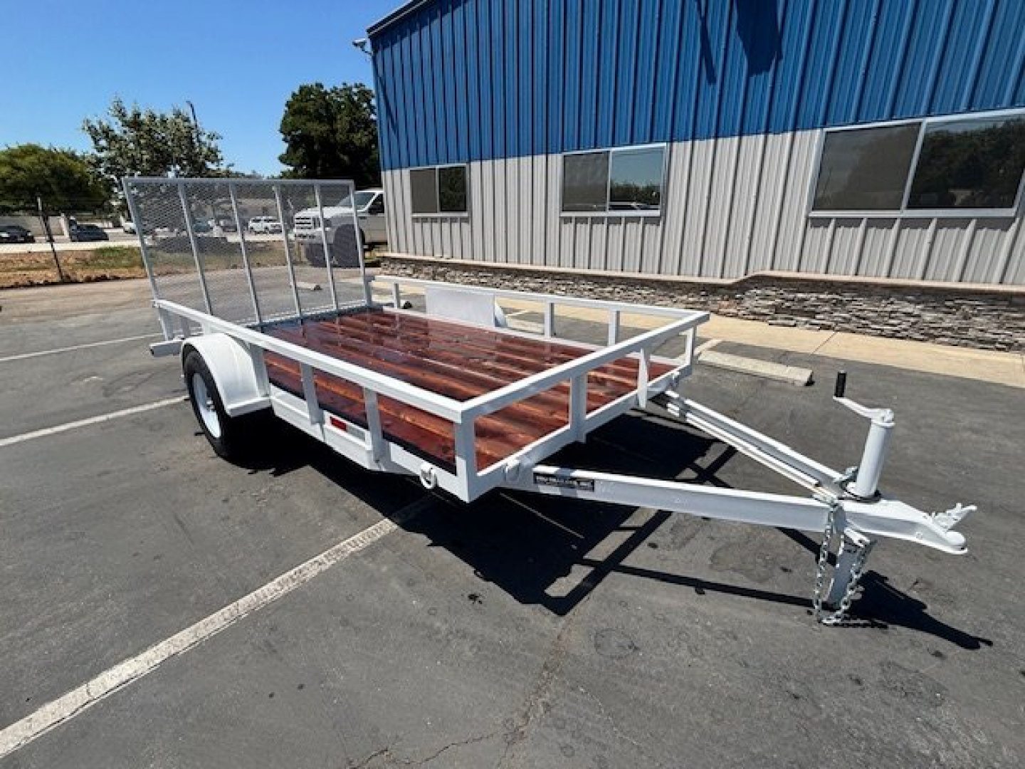 New 2025 TRU Utility Trailer 6'x12' Black, White or Grey