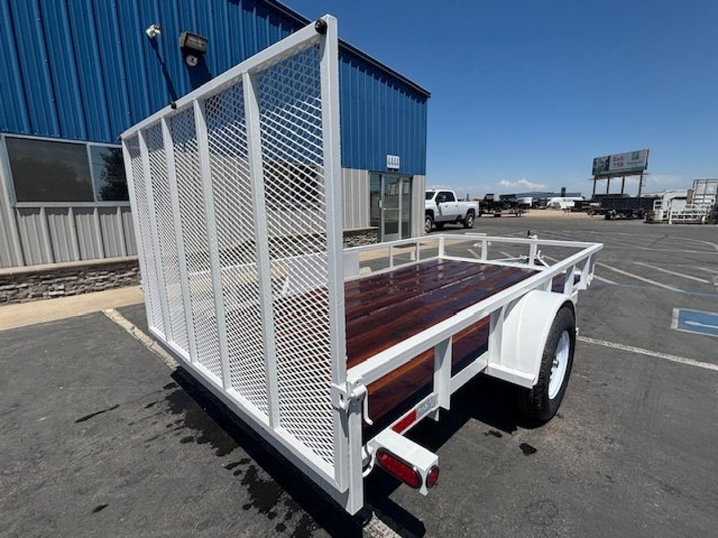 New 2025 TRU Utility Trailer 6'x12' Black, White or Grey