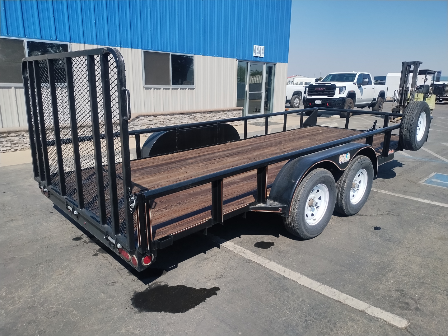 New 2025 GR 7'x18' Tr Utility/ Rail Trailer 7k
