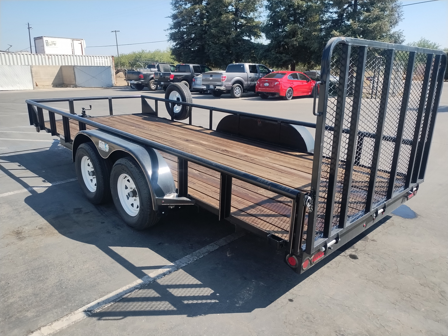New 2025 GR 7'x18' Tr Utility/ Rail Trailer 7k