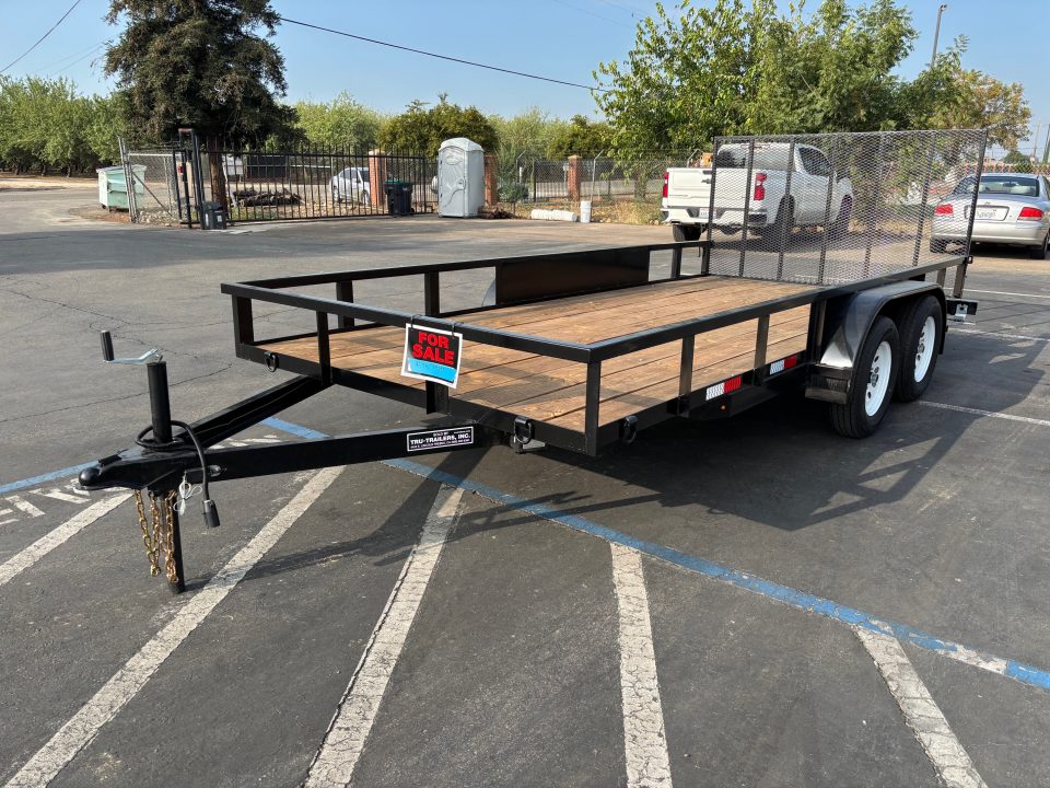 New 2026 TRU Utility Rail Trailer 7x16