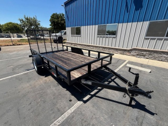 New 2025 TRU Utility Trailer 6'x12' Black, White or Grey