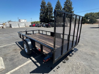 New 2025 TRU Utility Trailer 6'x12' Black, White or Grey