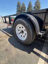 New 2025 TRU Utility Trailer 6'x12' Black, White or Grey