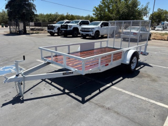 New 2025 TRU Utility Trailer 6'x12' Black, White or Grey