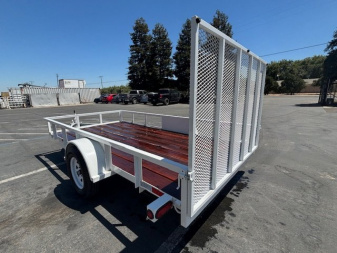 New 2025 TRU Utility Trailer 6'x12' Black, White or Grey