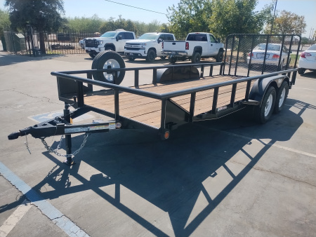 New 2025 GR 7'x18' Tr Utility/ Rail Trailer 7k