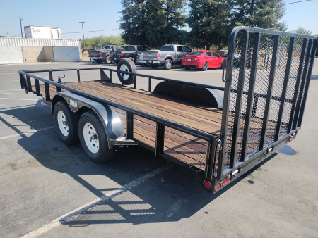 New 2025 GR 7'x18' Tr Utility/ Rail Trailer 7k