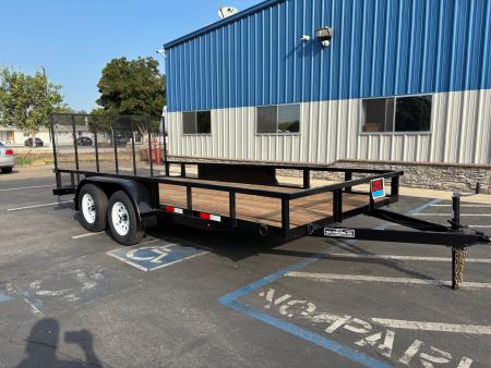 New 2026 TRU Utility Rail Trailer 7x16
