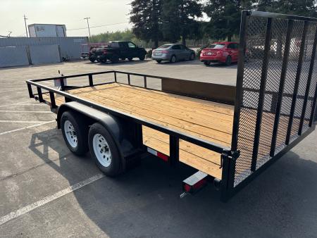 New 2026 TRU Utility Rail Trailer 7x16