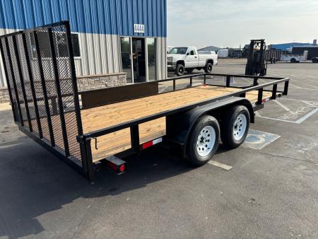 New 2026 TRU Utility Rail Trailer 7x16