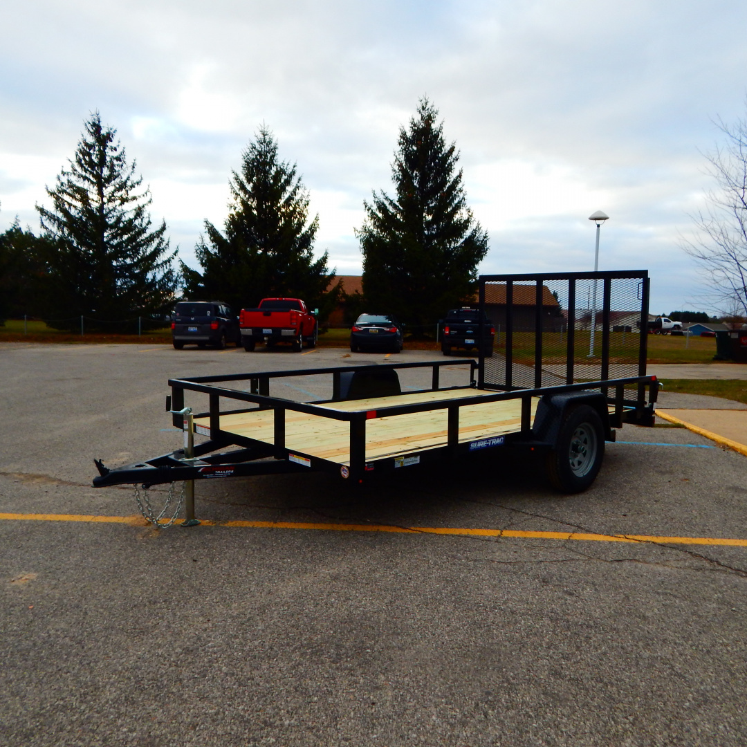 New 2026 Sure-Trac 7x14 5k Tube Top Utility Trailer