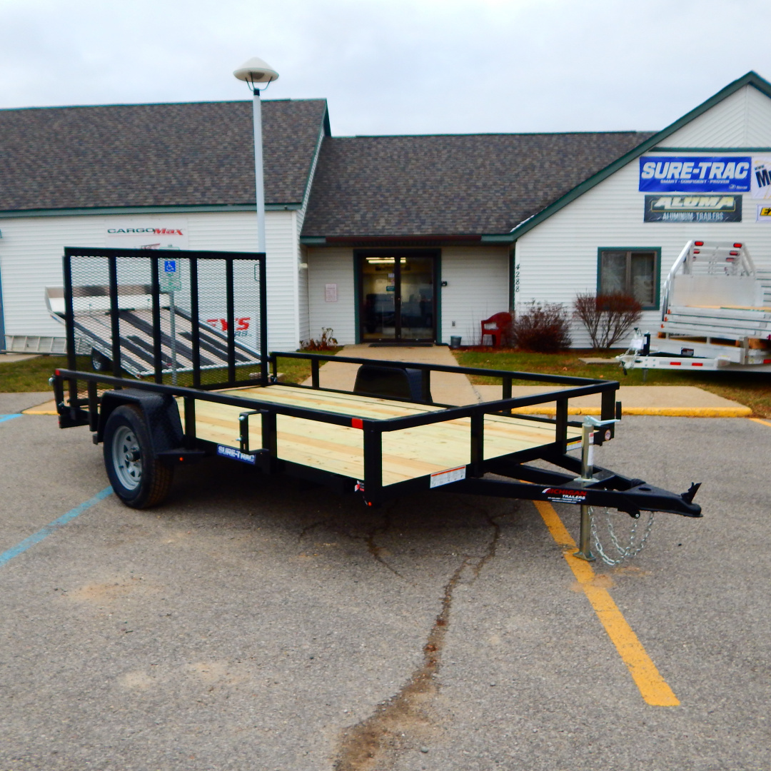 New 2026 Sure-Trac 7x14 5k Tube Top Utility Trailer