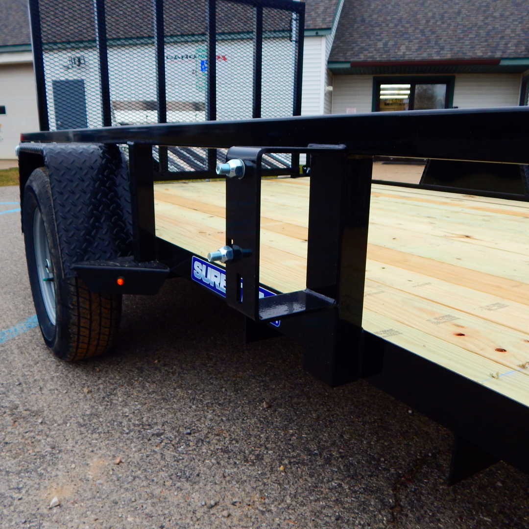 New 2026 Sure-Trac 7x14 5k Tube Top Utility Trailer