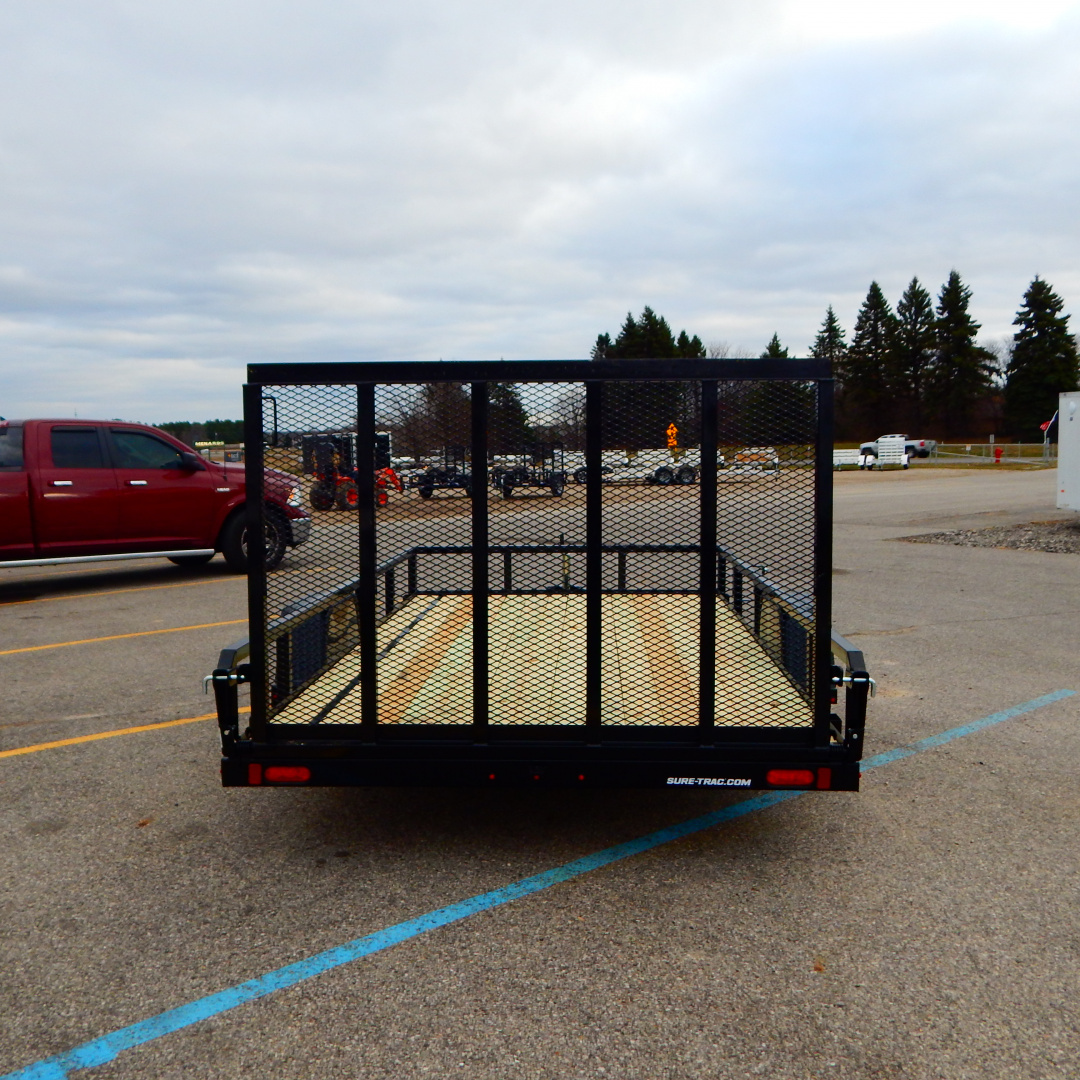 New 2026 Sure-Trac 7x14 5k Tube Top Utility Trailer