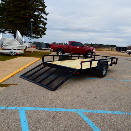 New 2026 Sure-Trac 7x14 5k Tube Top Utility Trailer