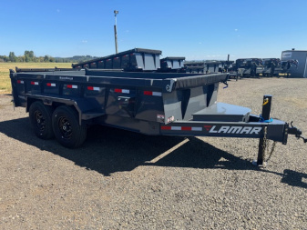 New 2026 LAMAR TRAILERS 83" x 14' - 14K Dump Trailer 24" SIDES