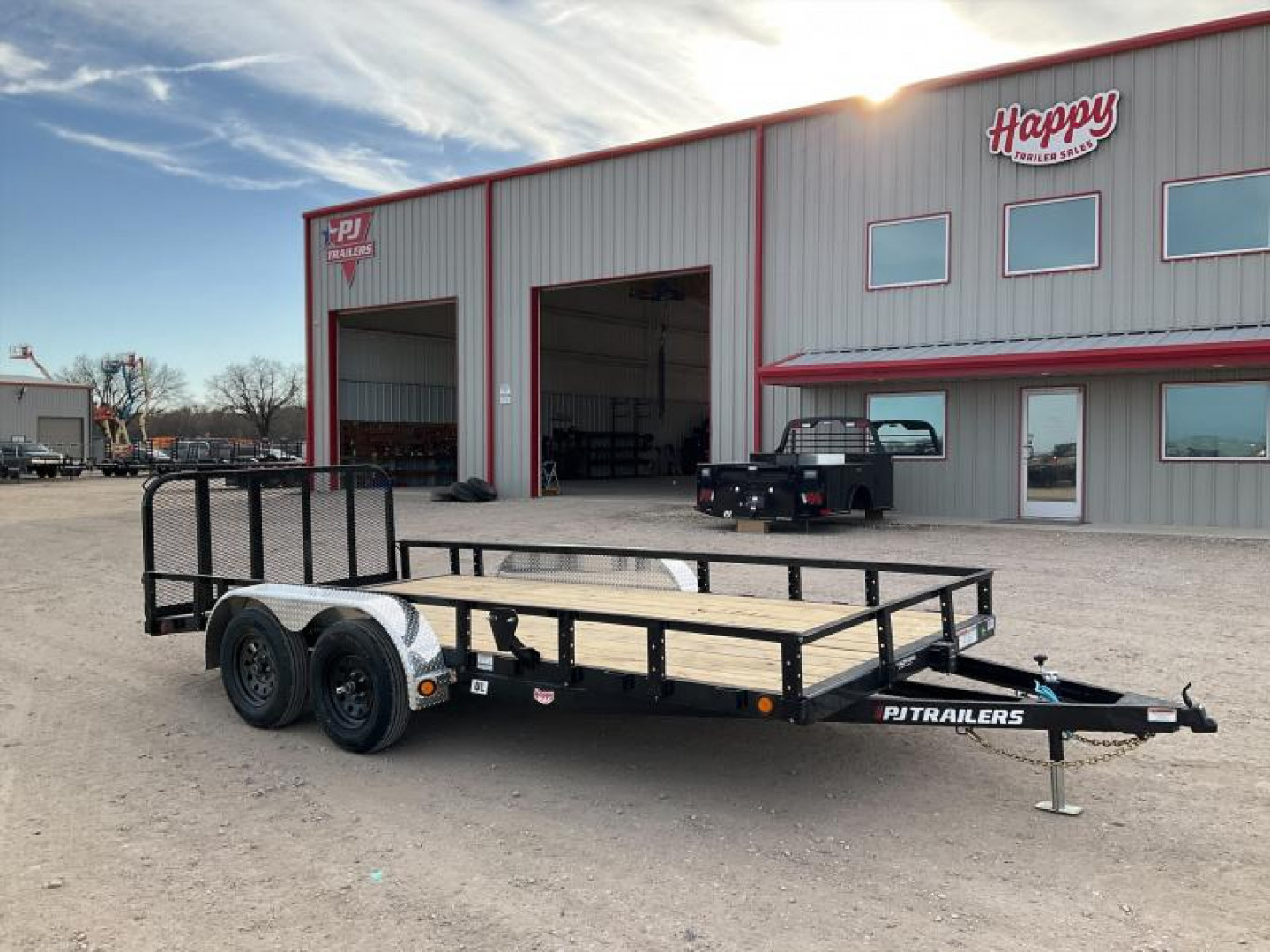 New 2026 PJ 83"x16' Tandem Axle Utility Trailer - UL