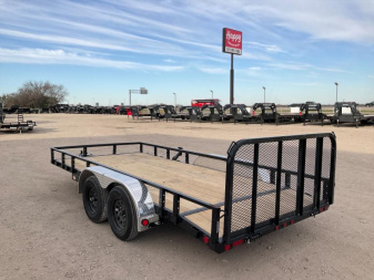 New 2026 PJ 83"x16' Tandem Axle Utility Trailer - UL