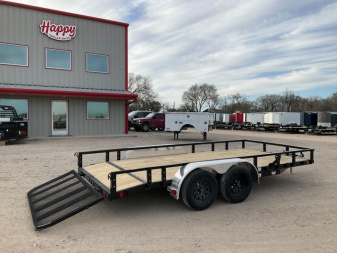 New 2026 PJ 83"x16' Tandem Axle Utility Trailer - UL