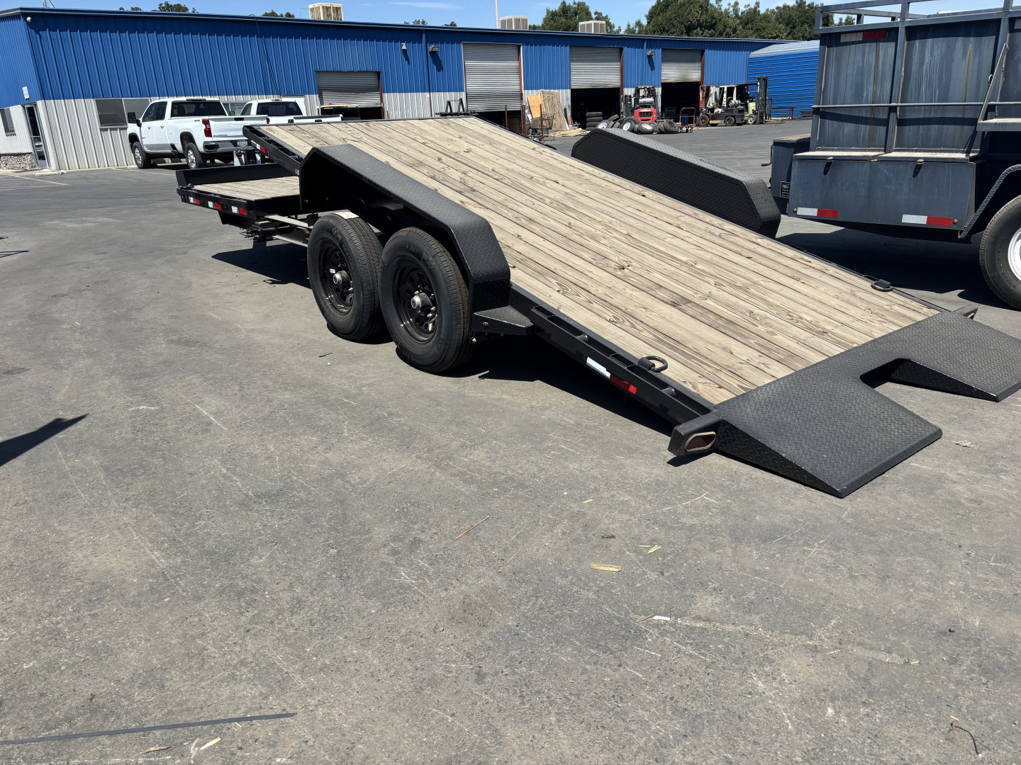New 2024 ED Gravity Tilt Equipment Trailer 7'x22' 14K