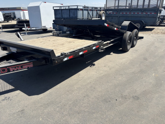 New 2024 ED Gravity Tilt Equipment Trailer 7'x22' 14K