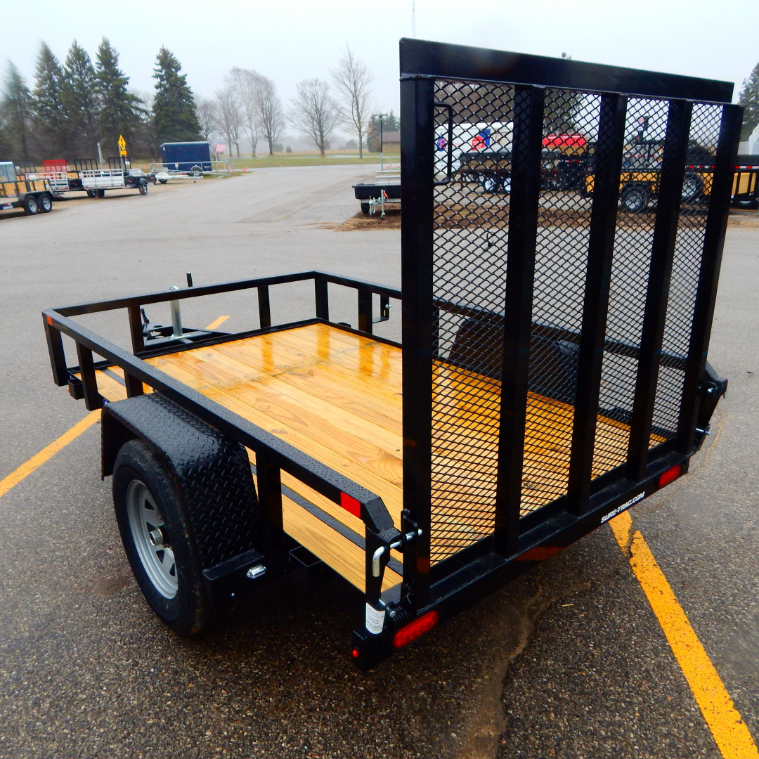 New 2025 Sure-Trac 5x10 3k Tube Top Utility Trailer