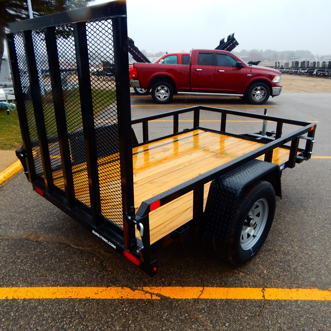 New 2025 Sure-Trac 5x10 3k Tube Top Utility Trailer