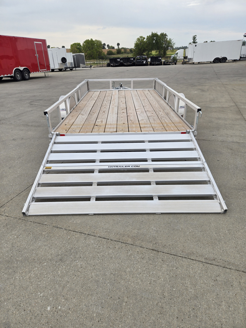 New 2025 H&H Aluminum 82"x14' 3k ATV Trailer