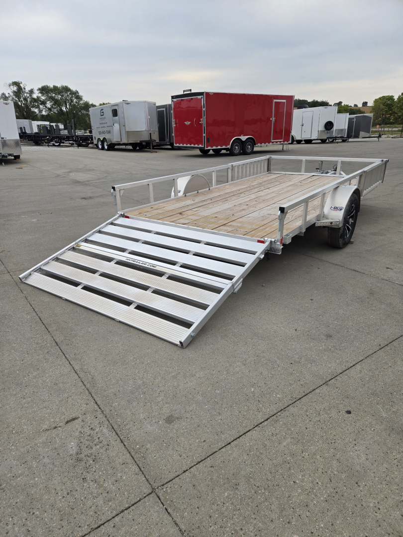 New 2025 H&H Aluminum 82"x14' 3k ATV Trailer