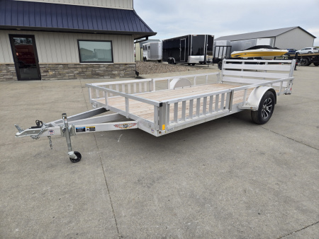 New 2025 H&H Aluminum 82 x14' 3k ATV Trailer