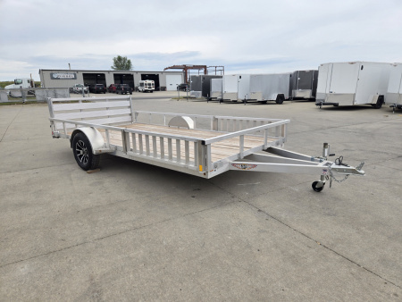 New 2025 H&H Aluminum 82"x14' 3k ATV Trailer
