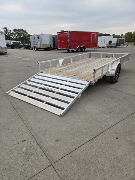 New 2025 H&H Aluminum 82"x14' 3k ATV Trailer