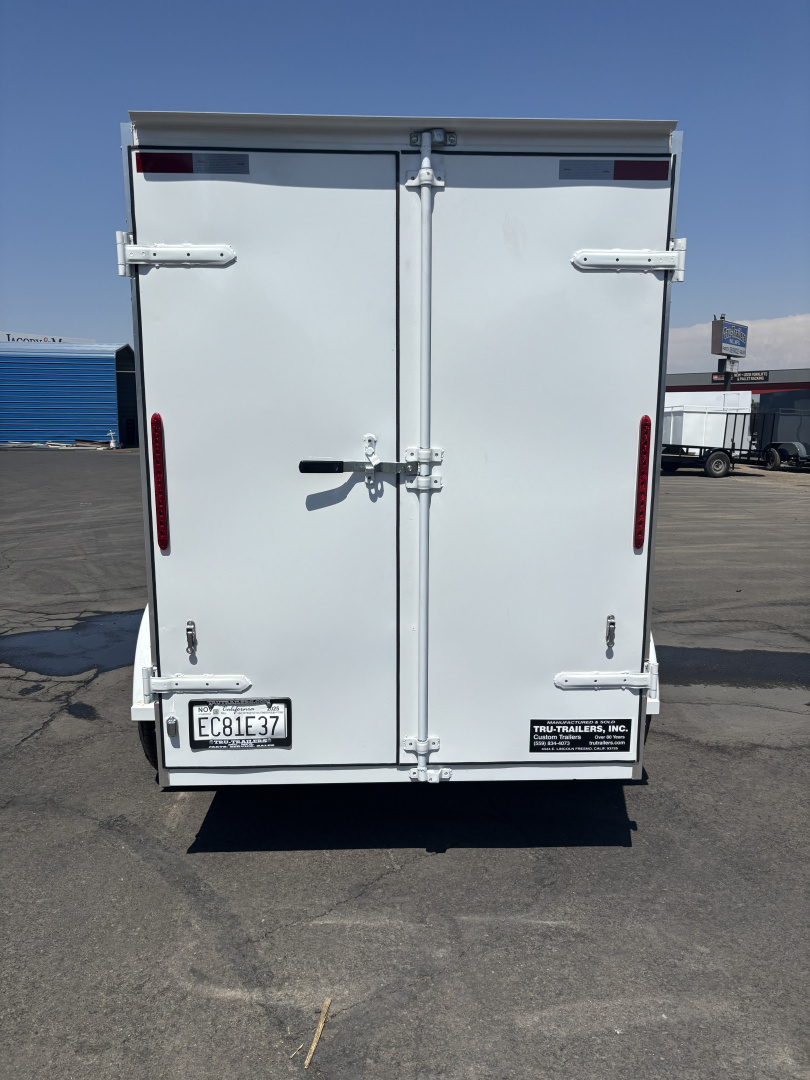 New 2025 TRU Enclosed Trailer 5'x8'x6' Ramp or Barn Door