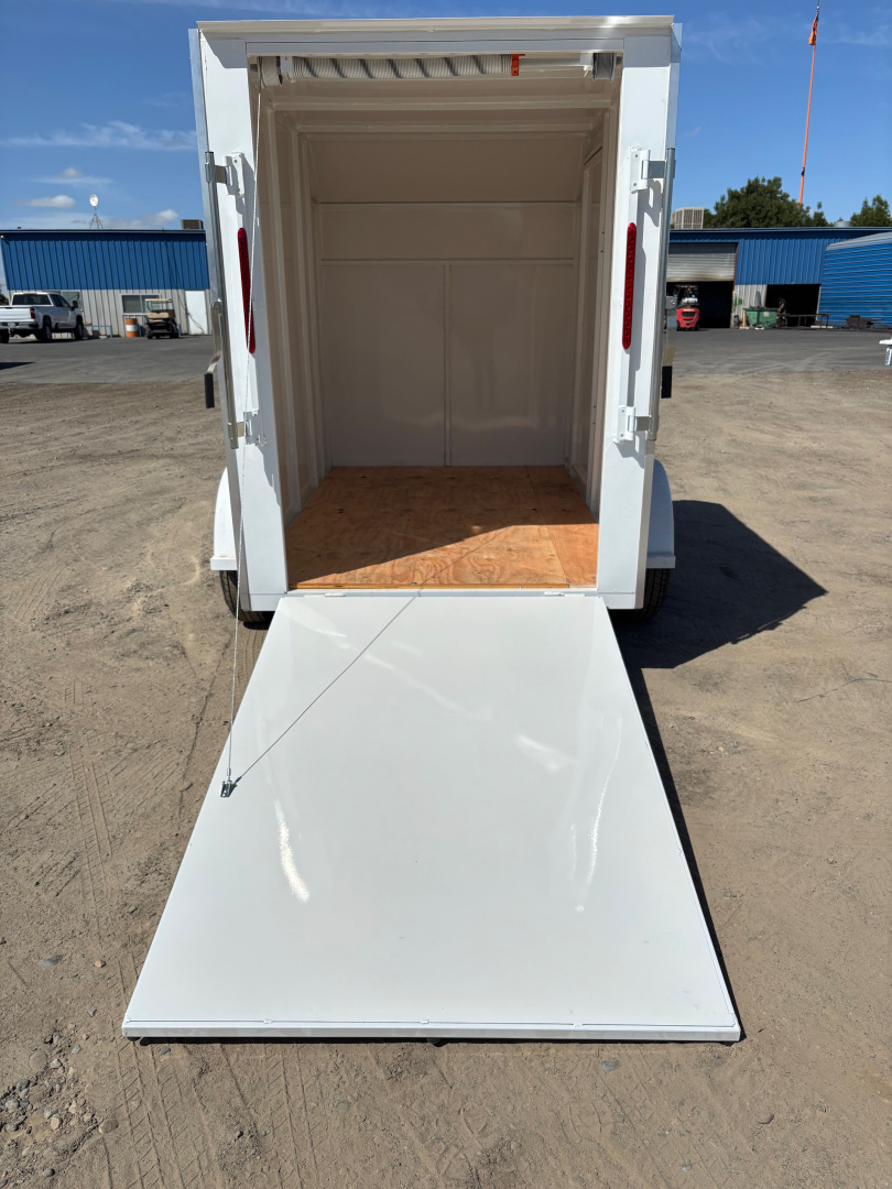 New 2025 TRU Enclosed Trailer 5'x8'x6' Ramp or Barn Door