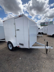 New 2025 TRU Enclosed Trailer 5'x8'x6' Ramp or Barn Door