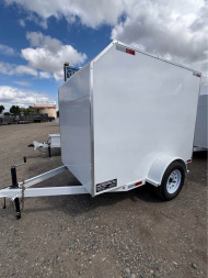 New 2025 TRU Enclosed Trailer 5'x8'x6' Ramp or Barn Door