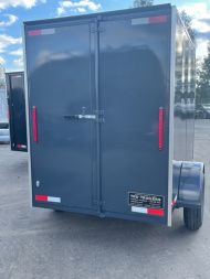 New 2025 TRU Enclosed Trailer 5'x8'x6' Ramp or Barn Door