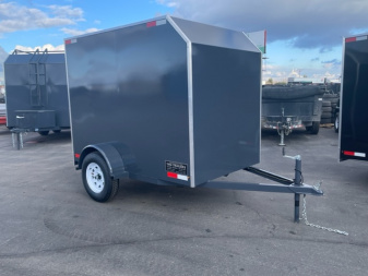 New 2025 TRU Enclosed Trailer 5'x8'x6' Ramp or Barn Door