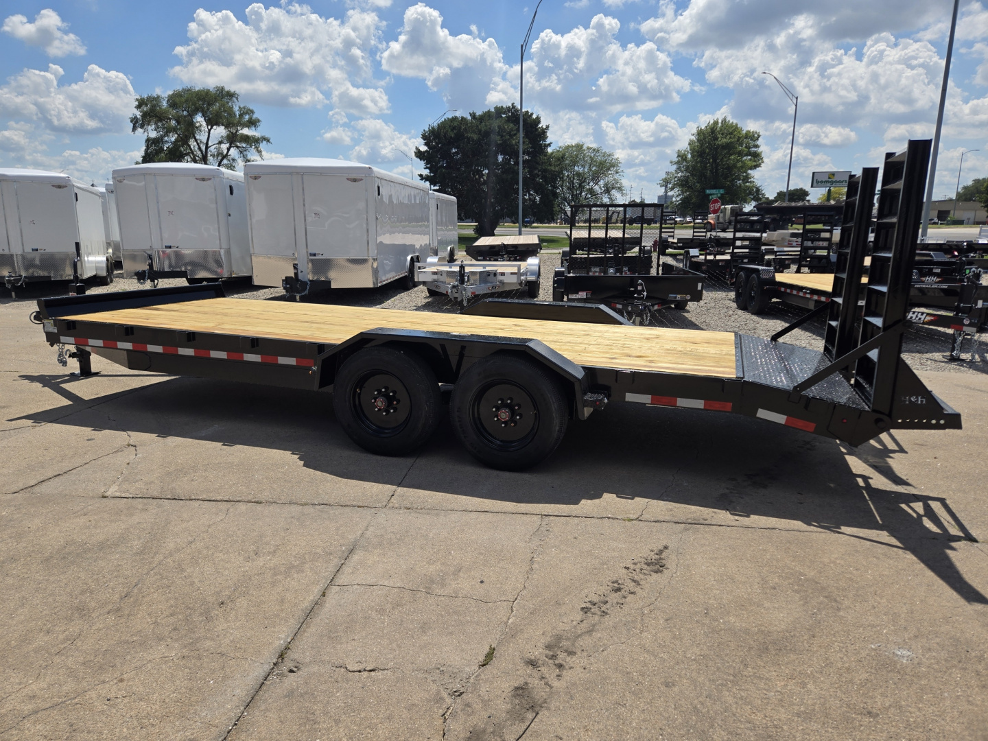 New 2026 H&H Trailers 82x18+2 Industrial Equipment Trailer 16K Equipment Trailer