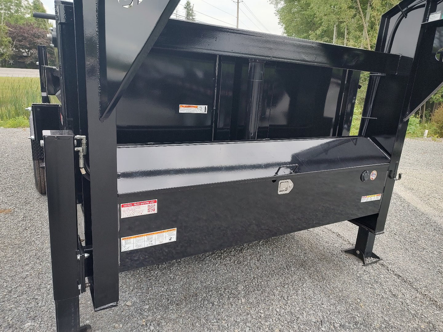 New 2026 Sure-Trac 7x14 Low Profile Gooseneck Dump Trailer 14K