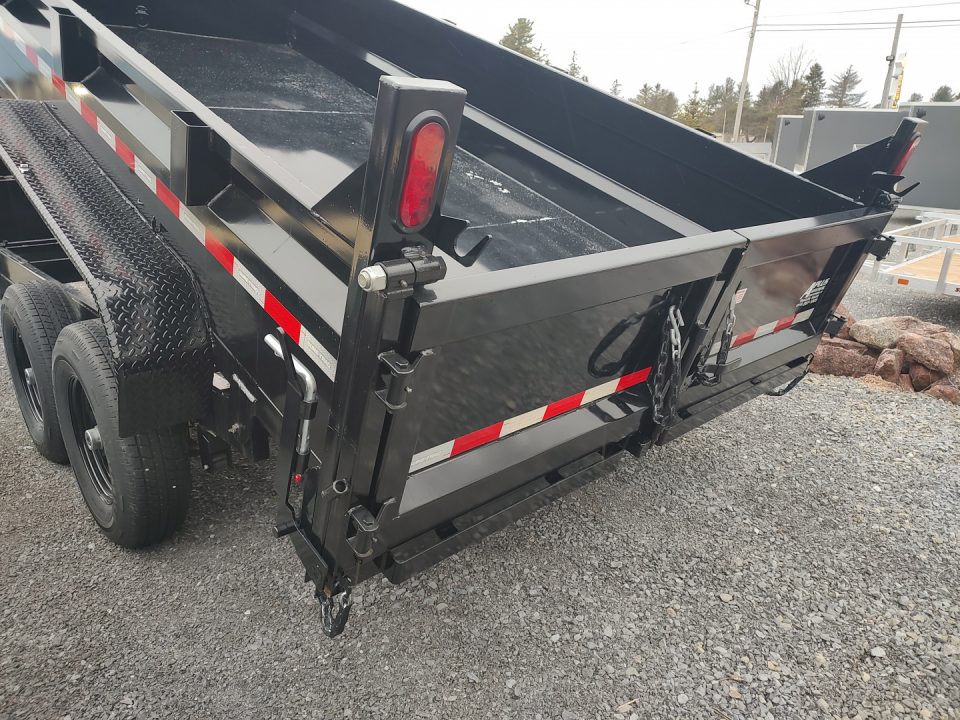 New 2026 Sure-Trac 7x14 Low Profile Gooseneck Dump Trailer 14K