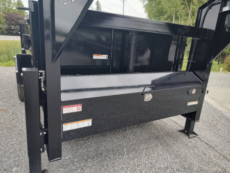 New 2026 Sure-Trac 7x14 Low Profile Gooseneck Dump Trailer 14K