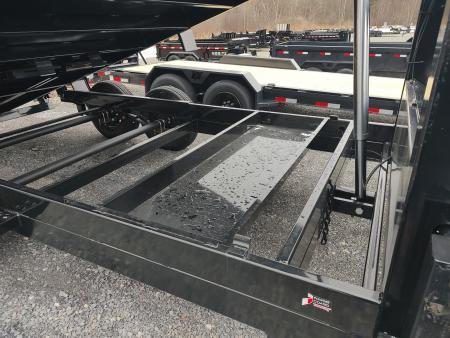 New 2026 Sure-Trac 7x14 Low Profile Gooseneck Dump Trailer 14K