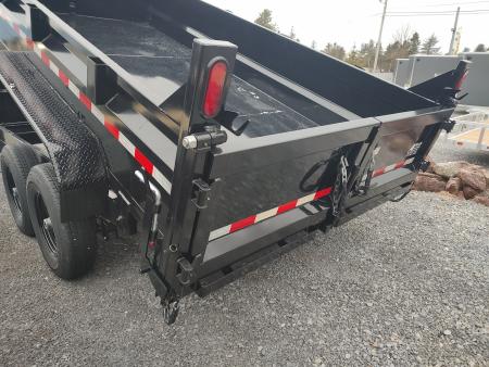 New 2026 Sure-Trac 7x14 Low Profile Gooseneck Dump Trailer 14K