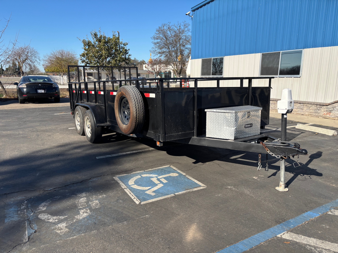 Used 2013 7'x16' Utility Box Trailer 7k