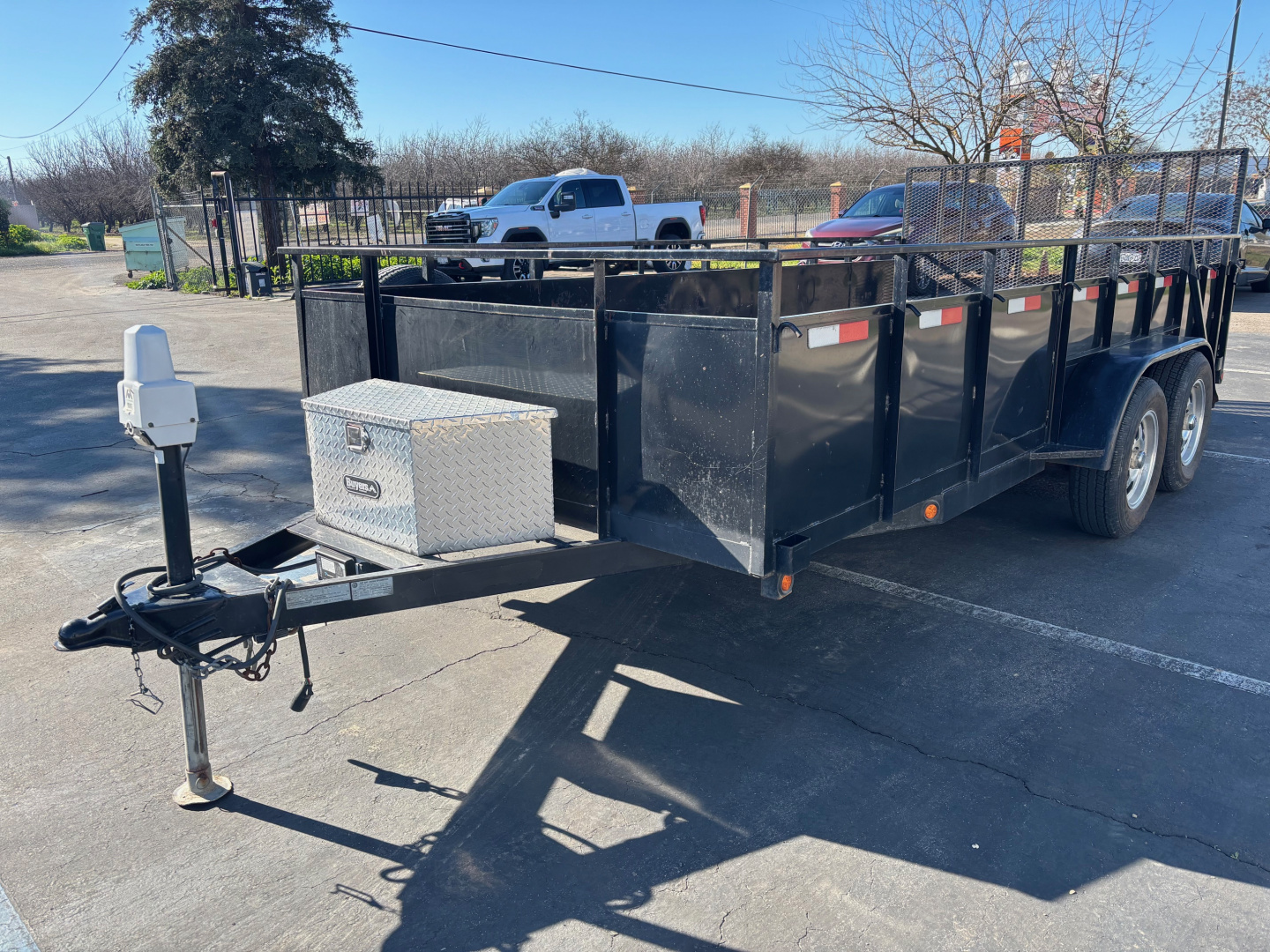 Used 2013 7'x16' Utility Box Trailer 7k