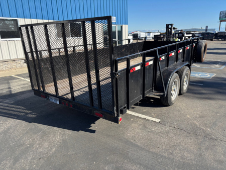 Used 2013 7'x16' Utility Box Trailer 7k